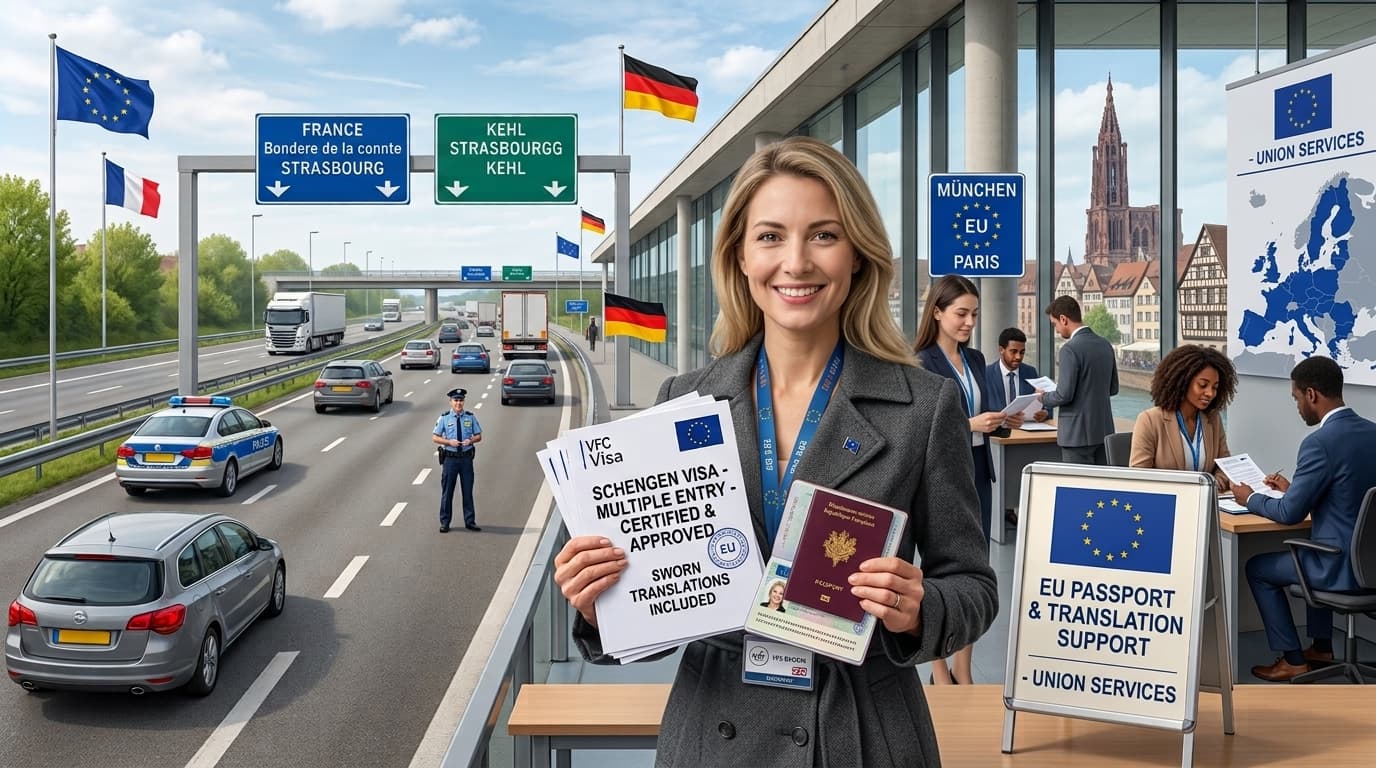 Schengen vize başvurusu yeminli çeviri ve resmi belge destek hizmeti.```html <h1>Schengen Vizesi İçin Tercüme: Hangi Belgeler Çevrilmeli?</h1> <p>Schengen vizesine başvururken seyahat amacı, finansal durum, çalışma veya eğitim durumu ve Türkiye ile olan bağları gösteren çeşitli belgelerin sunulması gerekebilir. Bu belgelerin önemli bir bölümü Türkiye'deki kurumlar tarafından Türkçe olarak düzenlenmektedir.</p> <p>Bu noktada başvuru sahiplerinin en sık karşılaştığı sorulardan biri, <strong>Schengen vizesi için hangi belgelerin tercüme edilmesi gerektiğidir.</strong></p> <p>Schengen vize başvurularında tercüme gereklilikleri başvurunun yapıldığı ülkeye, konsolosluğun belge kurallarına ve sunulan belgenin niteliğine göre değişebilir. Bu nedenle başvuru dosyasındaki her Türkçe belgenin otomatik olarak tercüme edilmesi gerektiği şeklinde genel bir kuraldan söz etmek doğru değildir.</p> <h2>Schengen Vizesi İçin Tercüme Gerekli mi?</h2> <p>Schengen bölgesinde ortak vize kuralları uygulanmasına rağmen, başvurularda kabul edilen belge dilleri ve tercümeye ilişkin uygulamalar ülkeler arasında farklılık gösterebilir.</p> <p>Bu nedenle Almanya, Fransa, İtalya, Hollanda, İspanya, Yunanistan veya başka bir Schengen ülkesi için hazırlanacak başvuru dosyasında öncelikle ilgili konsolosluğun veya yetkilendirilmiş resmi başvuru merkezinin güncel belge listesi kontrol edilmelidir.</p> <p>Başvuruda sunulacak Türkçe bir belgenin ilgili ülke tarafından kabul edilen dillerden birinde sunulması isteniyorsa, belgenin tercümesinin hazırlanması gerekir.</p> <h2>Schengen Vizesinde Hangi Belgeler Sunulabilir?</h2> <p>Sunulması gereken belgeler kişinin seyahat amacı ve mesleki durumuna göre değişmekle birlikte, Türkiye'den yapılan kısa süreli Schengen vizesi başvurularında çeşitli resmi ve finansal belgeler talep edilebilir.</p> <p>Bunlar arasında:</p> <ul> <li>Tam tekmil vukuatlı nüfus kayıt örneği,</li> <li>Banka hesap dökümleri,</li> <li>Maaş bordroları,</li> <li>SGK tescil ve hizmet dökümü,</li> <li>Sigortalı işe giriş bildirgesi,</li> <li>İşveren yazısı,</li> <li>İzin yazısı,</li> <li>Ticaret sicil belgeleri,</li> <li>Öğrenci belgesi,</li> <li>Emeklilik belgeleri,</li> <li>Davetiye ve sponsor belgeleri,</li> <li>Evlilik veya doğum belgeleri,</li> <li>Tapu ve diğer mal varlığı belgeleri</li> </ul> <p>yer alabilir.</p> <p>Ancak bu belgelerin tamamının her başvuru sahibi tarafından sunulması gerekmez. Gerekli belgeler kişinin çalışan, işveren, öğrenci, emekli veya diğer bir başvuru kategorisinde bulunmasına ve seyahatin amacına göre değişebilir.</p> <h2>Nüfus Kayıt Örneği Tercüme Edilmeli mi?</h2> <p>Tam tekmil vukuatlı nüfus kayıt örneği, Türkiye'den gerçekleştirilen Schengen vize başvurularında sık karşılaşılan resmi belgelerden biridir.</p> <p>Belgenin Türkçe olarak sunulup sunulamayacağı veya tercümesinin gerekip gerekmediği, başvuru yapılan Schengen ülkesinin güncel belge şartlarına göre değerlendirilmelidir.</p> <p>Tercüme talep edilmesi halinde belgedeki kişisel bilgiler, aile kayıtları, medeni durum bilgileri ve açıklamalar eksiksiz şekilde çevrilmelidir.</p> <h2>Banka Hesap Dökümü Tercüme Edilmeli mi?</h2> <p>Finansal yeterliliğin gösterilmesi Schengen vize dosyasının önemli bölümlerinden biridir. Türkiye'den yapılan kısa süreli vize başvurularında banka hesap hareketleri ve düzenli geliri gösteren belgeler talep edilebilir.</p> <p>Banka hesap dökümünün tercüme edilip edilmeyeceği başvuru yapılan ülkenin belge ve dil şartlarına bağlıdır.</p> <p>Tercüme gerektiğinde yalnızca hesap bakiyesine odaklanmak yerine, belgenin başvuru açısından gerekli içeriğinin doğru şekilde aktarılması önemlidir.</p> <h2>SGK Hizmet Dökümü ve Çalışma Belgeleri Tercüme Edilmeli mi?</h2> <p>Çalışan başvuru sahiplerinden çalışma durumlarını kanıtlayan belgeler istenebilir. Türkiye'den yapılan Schengen başvurularında bu kapsamda SGK tescil ve hizmet dökümü, sigortalı işe giriş bildirgesi ve işveren tarafından düzenlenen belgelerle karşılaşılmaktadır.</p> <p>Bu belgelerin tercüme gerekliliği yine başvuru yapılan ülkenin kurallarına göre belirlenir.</p> <p>Tercüme talep edildiğinde işveren bilgileri, işe giriş tarihi, görev, çalışma ve izin bilgileri gibi başvuru açısından önem taşıyan unsurların doğru aktarılması gerekir.</p> <h2>Öğrenciler İçin Hangi Belgelerin Tercümesi Gerekebilir?</h2> <p>Öğrencilerden öğrenci belgesi ve seyahatin finansmanına ilişkin destekleyici belgeler istenebilir.</p> <p>Seyahat masraflarının ebeveyn veya başka bir sponsor tarafından karşılanması durumunda sponsorun finansal ve çalışma durumuna ilişkin belgelerin de başvuru dosyasına eklenmesi gerekebilir.</p> <p>Bu belgeler Türkçe düzenlenmişse, ilgili Schengen ülkesinin başvuru kurallarına bağlı olarak tercümelerinin hazırlanması gerekebilir.</p> <h2>Şirket Sahipleri İçin Hangi Belgeler Tercüme Edilebilir?</h2> <p>Şirket sahiplerinden ticari faaliyetlerini ve gelir durumlarını gösteren belgeler talep edilebilir.</p> <p>Ticaret sicil gazetesi, faaliyet veya oda kayıt belgeleri ve şirketle ilişkili diğer evraklar bu kapsamda değerlendirilebilir.</p> <p>Başvuru yapılan konsolosluk bu belgelerin tercümesini talep ediyorsa, şirket unvanı, kayıt bilgileri, faaliyet bilgileri ve diğer önemli bölümler dikkatle tercüme edilmelidir.</p> <h2>Aile ve Sponsor Belgelerinde Tercüme</h2> <p>Schengen seyahatinin masrafları başka bir kişi tarafından karşılanıyorsa sponsor belgelerinin sunulması gerekebilir.</p> <p>Aile ilişkisini kanıtlamak amacıyla nüfus kayıt örneği, evlilik belgesi veya doğum belgesi gibi resmi belgeler de başvuru dosyasına dahil edilebilir.</p> <p>Bu tür belgelerde tercüme gerekliliği, başvurunun gerçekleştirildiği ülkenin güncel belge şartlarına göre belirlenmelidir.</p> <h2>Schengen Vizesi İçin Yeminli Tercüme Gerekli mi?</h2> <p>Schengen vizesi için tüm ülkelerde ve tüm belgelerde geçerli olan tek bir “yeminli tercüme zorunluluğu” bulunmamaktadır.</p> <p>Tercümenin hangi şekilde hazırlanması gerektiği başvurunun yapıldığı ülkenin konsolosluk kurallarına göre değişebilir. Bazı başvurularda belirli belgeler tercümesiz kabul edilebilirken, bazı durumlarda resmi veya onaylı tercüme talep edilebilir.</p> <p>Türkiye'de resmi işlemler için hazırlanan <a href="https://www.languvi.com/sworn-translation"><strong>yeminli tercümeler</strong></a>, tercümanın kaşe ve imzasını taşıyacak şekilde hazırlanabilir.</p> <h2>Schengen Vizesi İçin Noter Onayı Gerekli mi?</h2> <p>Yeminli tercüme ile <a href="https://www.languvi.com/notary-certified-translation"><strong>noter onaylı tercüme</strong></a> birbirinden farklı işlemlerdir.</p> <p>Bir belgenin Schengen vize başvurusunda kullanılacak olması, tercümenin otomatik olarak noter onaylı olması gerektiği anlamına gelmez.</p> <p>Noter onayı ancak ilgili konsolosluk, başvuru prosedürü veya belgenin kullanılacağı işlem tarafından talep ediliyorsa yaptırılmalıdır.</p> <p>Bu nedenle gereksiz noter masrafı oluşmaması için başvuru yapılacak ülkenin güncel belge şartlarının önceden kontrol edilmesi önemlidir.</p> <h2>Apostil Schengen Vizesi İçin Gerekli mi?</h2> <p>Apostil ve tercüme birbirinden farklı işlemlerdir. Apostil, bir belgenin yetkili makam tarafından düzenlendiğinin veya onaylandığının uluslararası kullanım kapsamında doğrulanmasına yönelik bir tasdik işlemidir.</p> <p>Schengen vize başvurusunda sunulan her belge için otomatik olarak apostil gerektiği şeklinde genel bir kural bulunmamaktadır.</p> <p>Apostil gerekliliği belgenin türüne, kullanım amacına ve ilgili ülkenin talebine göre değerlendirilmelidir.</p> <h2>Schengen Ülkelerinde Tercüme Şartları Neden Değişebilir?</h2> <p>Schengen vizesi ortak bir vize sistemi olsa da başvurular belirli bir Schengen ülkesinin konsolosluğu tarafından değerlendirilir.</p> <p>Bu nedenle Almanya için hazırlanmış bir belge listesindeki tercüme şartlarının Fransa, İtalya, Hollanda veya İspanya başvurularında birebir aynı olacağı varsayılmamalıdır.</p> <p>Başvuru sahibi, seyahatinin ana destinasyonuna göre doğru ülkeye başvurmalı ve o ülkenin konsolosluğu tarafından yayımlanan güncel belge listesini esas almalıdır.</p> <h2>Schengen Vizesi İçin Tercümede Nelere Dikkat Edilmeli?</h2> <p>Vize başvurularında kullanılan tercümelerde özellikle isim, soyadı, tarih, belge numarası, işveren bilgileri ve finansal verilerin doğru aktarılması önemlidir.</p> <p>Aynı kişiye ait farklı belgelerde kullanılan isim ve tarih bilgilerinin birbiriyle tutarlı olması da başvuru dosyasının bütünlüğü açısından önem taşır.</p> <p>Belgede mühür, kaşe, imza, QR kod veya açıklama gibi unsurlar bulunuyorsa bunların da tercüme hazırlanırken dikkate alınması gerekir.</p> <h2>Languvi ile Schengen Vizesi İçin Belge Tercümesi</h2> <p>Schengen vize başvurunuz için tercüme edilmesi gereken belgelerinizi Languvi üzerinden tamamen online olarak iletebilirsiniz.</p> <p>Belgelerinizin türüne ve başvurunuzun gerekliliklerine göre <a href="https://www.languvi.com/sworn-translation"><strong>yeminli tercüme</strong></a> veya gerektiğinde <a href="https://www.languvi.com/notary-certified-translation"><strong>noter onaylı tercüme</strong></a> seçeneklerinden yararlanabilirsiniz.</p> <p>Tercüme sürecini başlatmak için belgelerinizi sisteme yükleyerek <a href="https://www.languvi.com/create-order"><strong>online sipariş oluşturabilirsiniz</strong></a>.</p> <div class="sonuc"> <h2>Sonuç</h2> <p>Schengen vizesi için hangi belgelerin tercüme edilmesi gerektiği başvuru yapılan ülkeye, konsolosluğun güncel belge listesine ve başvuru sahibinin sunduğu evraklara göre değişebilir.</p> <p>Nüfus kayıt örneği, banka hesap dökümü, SGK belgeleri, çalışma belgeleri, öğrenci belgeleri ve aile durumunu gösteren resmi evraklar başvuru dosyasında yer alabilecek belgeler arasındadır. Ancak bu belgelerin tercüme gerekliliği ilgili Schengen ülkesinin güncel kuralları doğrultusunda kontrol edilmelidir.</p> <p>Belgeleriniz için tercüme gerekiyorsa Languvi üzerinden <a href="https://www.languvi.com/create-order"><strong>online sipariş oluşturarak</strong></a> Schengen vize başvurunuzda kullanacağınız tercümeleri hazırlatabilirsiniz.</p> </div> ```